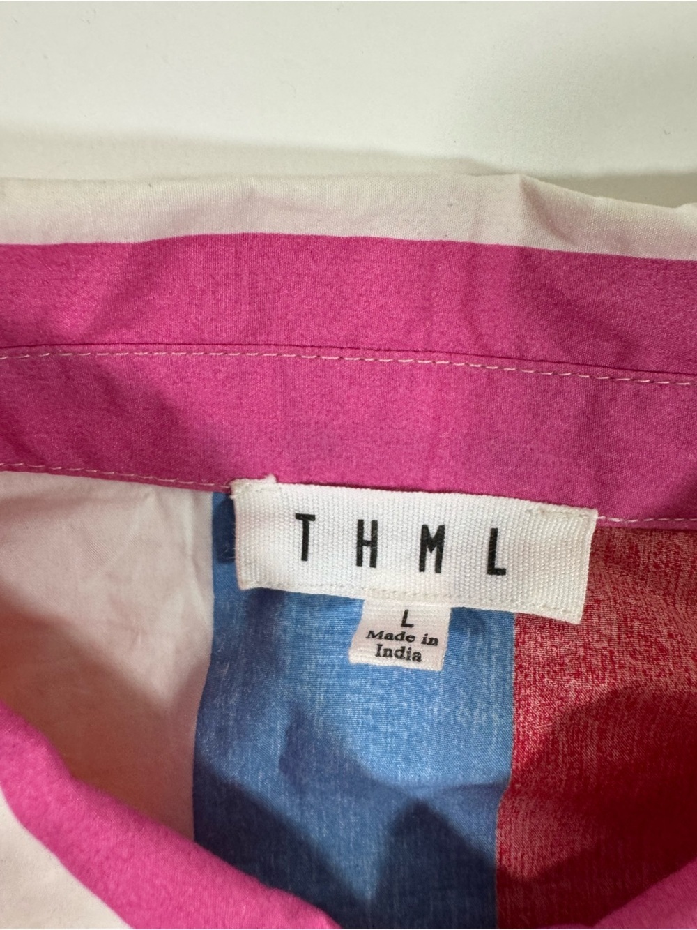 THML Happy Hour Hues Multi Stripe Shirt Dress - Picture 5 of 7